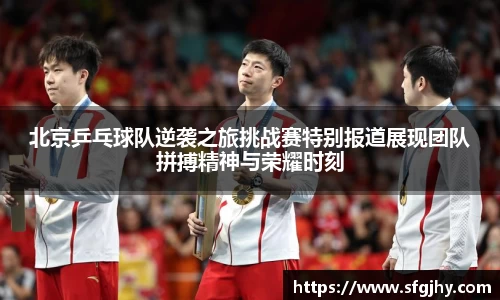北京乒乓球队逆袭之旅挑战赛特别报道展现团队拼搏精神与荣耀时刻