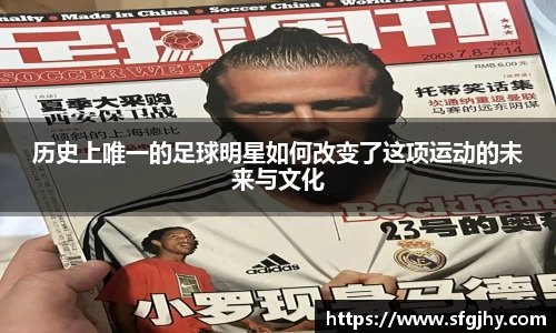 历史上唯一的足球明星如何改变了这项运动的未来与文化